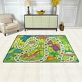 thumbnail image 3 of Coolnut 31x 20 Inch Area Rug, Carpet Dinosaurs Games Doormat for Hardwood Floor Entrance Living Room Bedroom 2'7" x 1'8", 3 of 6