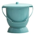 thumbnail image 1 of stanreset Handheld Spittoon with Lid Portable Urinal Bottle for Bedroom 21x23cm Blue, 1 of 9