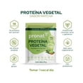 thumbnail image 4 of PRONAT | Prote&iacute;na Vegetal Sabor Matcha, Endulzada con Monk Fruit, 19 g de prote&iacute;na por porci&oacute;n, Suplemento Alimenticio, Sin Az&uacute;car A&ntilde;adida, Caja, 4 of 8