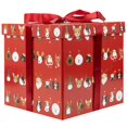 thumbnail image 1 of Caja de regalo Jaywayang, 25 cm, grande, roja, con cinta, 1 of 6