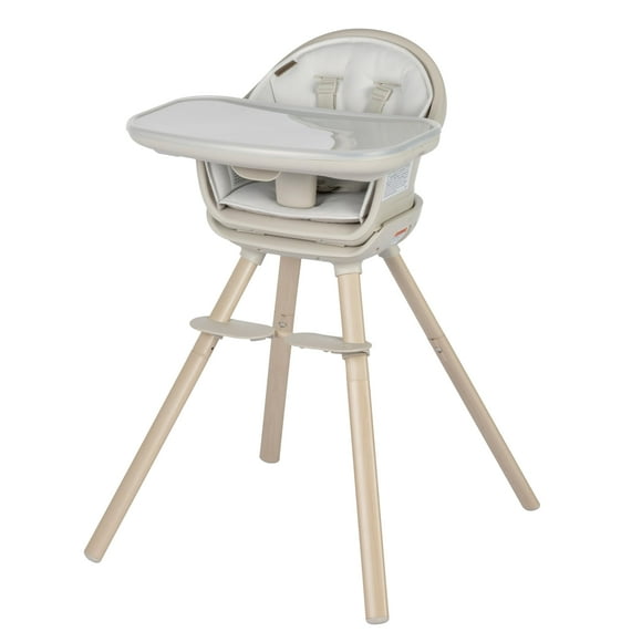Maxi-Cosi Moa Tronas 8 en 1 para bebés y niños pequeños, Trona para bebés Lavable a máquina, Trona compacta y Convertible, diseño liviano, Avena clásica