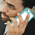 thumbnail image 4 of Feishell Clear Case for iPhone 7/8/SE 2020/SE 2022 4.7 inch,Shockproof Hybrid Soft TPU Bumper Anti-Scratch Hard Acrylic Back Transparent Slim Phone Case Cover for iPhone 7/8/SE 2020/SE 2022,Skyblue, 4 of 7