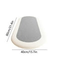 thumbnail image 3 of Soft Plush Bathroom Rug Non Slip Washable Oval Shaggy Carpet for Bedroom Living Room Floor Mat, 3 of 8