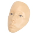 thumbnail image 1 of Cara De Maniquí De Maquillaje, Portátil, Seguro, Simulado, Reutilizable, Práctica De Maquillaje Vívido, Tablero De Cara Completa De Silicona Con Maquillaje Brus Para, 1 of 7
