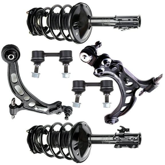 ECCPP Front Strut Spring Assembly, Stabilizer Bar Link kit, Control Arm Fit for 1995 1996 for Toyota Avalon, 1995 1996 for Toyota Camry Set of 6