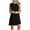 Black, variant on IROINNID Fit&Flare Dress For Women Sleeveless Round Neckline Vest Casual Dress Strapless Dress