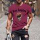 thumbnail image 1 of Tops para hombre, blusas y camisas de manga corta con cuello redondo para hombre, jersey informal con cuello redondo estampado para hombre, pantalones cortos deportivos para fitness, blusa de poliéste, 1 of 5