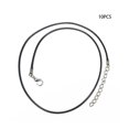thumbnail image 1 of Wweixi 10pcs Wax Rope Extended Chain Necklace Cord Strap with Lobster Clasp for DIY Jewelry Making, 1 of 8