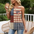 thumbnail image 4 of 250th Anniversary Printed Women Shirts Casual 250 Years Of Freedom T Shirt Sleeveless Tshirts Patriotic Tops, 4 of 7
