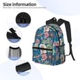 thumbnail image 3 of Fotbe Colorful Flowers Mochila Ligera Casual para Laptop para Hombres y Mujeres, Mochila Impermeable de Uso Diario, Mochila para Universidad, 3 of 6
