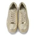 thumbnail image 2 of LUCKY STEP Rhinestone Fashion Glitter Sneakers Shiny Platform Shoes,Gold Rhinestone,Womens, 2 of 6