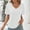 White, variant on Njoeus Tops for Women Trendy White Blouses for Women Dressy Fashion Women's Summer V-Neck Solid Short Sleeve Sexy Top Blouse Ladies Tops and Blouses On Clearance