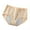 Beige, variant on Annhoo Womens Underwear Cotton Mid Rise Breathable Plain Panties Comfort Traceless Absorbency Leakproof Briefs