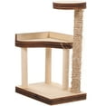 thumbnail image 2 of Dolls House Miniature Cat Tree Wooden Mini House Furniture Mini Cat Scratching Post, 2 of 5