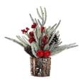 thumbnail image 1 of de Navidad de mesa, regalo de Navidad, de Navidad de escritorio, mini de Navidad artificial para suministros de fiesta, estante para Manzanas, 1 of 8