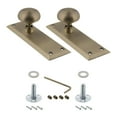 thumbnail image 3 of Nostalgic Warehouse Nyknyk_Dp_Nk New York Solid Brass Dummy Door Knob Set - Nickel, 3 of 7