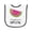 White and Black, variant on Inktastic I'm One in a Melon Cute Smiling Watermelon Baby Terry Cloth Bib