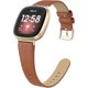 thumbnail image 1 of wonima11 Leather Bands Compatible for Fitbit Versa 3 / Fitbit Versa 4 / Fitbit Sense for Women Men, Genuine Leather Bands Replacement Wristbands Straps Compatible with Versa 3 / Versa 4 / Sense, 1 of 1