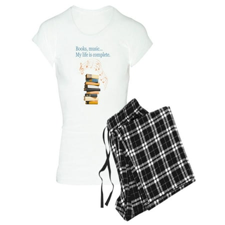 

CafePress - Books And Music Pajamas - Women s Light Pajamas