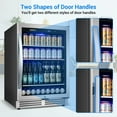 thumbnail image 6 of Nipus 24 Inch Beverage Refrigerator Cooler,190 Cans,Built-In ,Under Counter Soda Beer Cooler with Glass Door,For Home Kitchen Bar Office, 6 of 14
