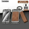 thumbnail image 5 of Zinc alloy+leather Car Key Case Cover For Chevrolet D 3/4/5 buttons key case Cruze Aveo Trax Sail Malibu Accessories, 5 of 25
