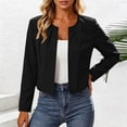 thumbnail image 4 of Lnmiateer Womens Long Sleeve Open Front Bolero Shrug Lightweight Cropped Knit Cardigan Soft Fashion Layering Outerwear for Dress Outfits, 4 of 6