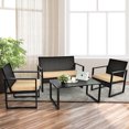 thumbnail image 4 of Patiojoy 8-Piece Outdoor Wicker Sofa Set Patio Conversation Set with Coffee Table, 4 of 7