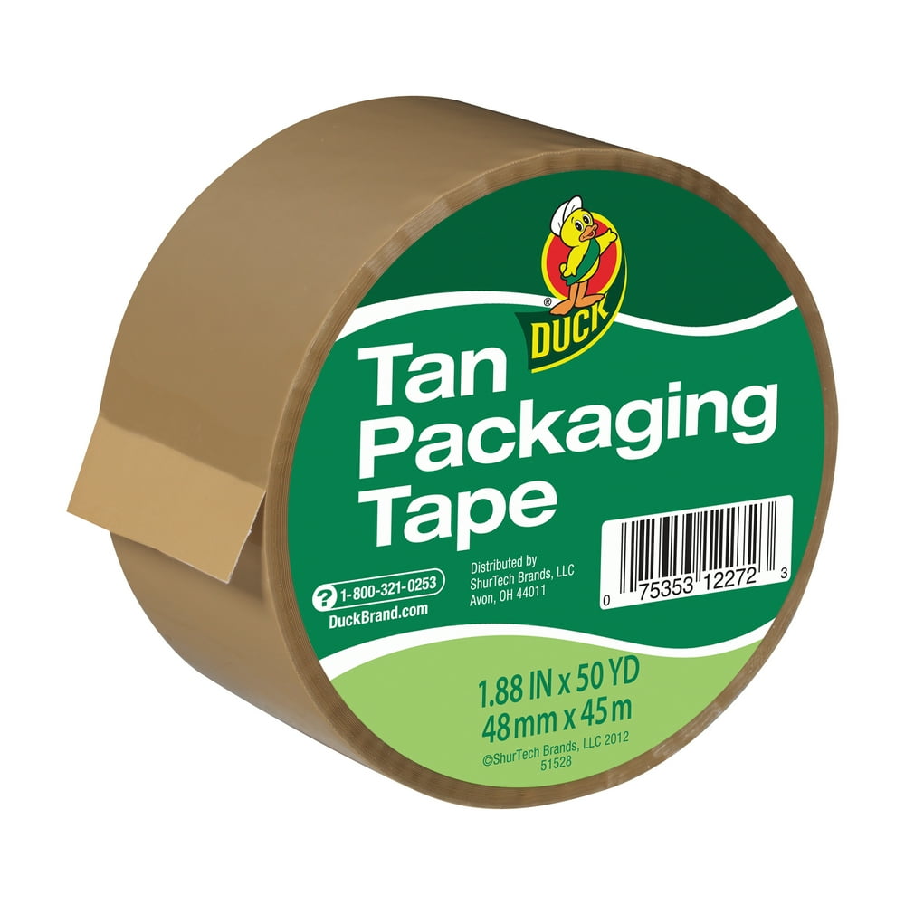 Duck Brand 1.88 in. x 50 yd. Tan Acrylic Standard Packing Tape