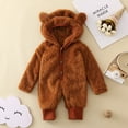 thumbnail image 2 of Vedolay Baby Girl Autumn Outfits Baby Boy 2023 Girls Long Sleeves One Pieces Bodysuits Brown,73, 2 of 2
