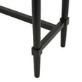 thumbnail image 5 of DecMode 36" x 30" Black Wood Handmade 2 Drawer Console Table with Gold Handles, 1-Piece, 5 of 9