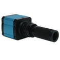 thumbnail image 4 of Cámara para microscopio FHD, interfaz multimedia HD de 48 MP, cámara para microscopio USB con carcasa de aluminio para fábrica y laboratorio, enchufe de CA 100-240 V, 4 of 12