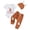 CB-Brown, variant on Baby Boy Clothes 6-9 Months Newborn Baby Boy Easter Outfit Short Sleeve My First Easter Romper Carrot Excavator Onesie Long Pants Hat 3Pcs Summer Clothes(Beige,0-3 Months)