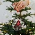 thumbnail image 5 of Christmas Tree Ornaments Christmas Cardinal Bird Winter Holiday Christmas Tree Hangings Winter Red Birds Ornament Christmas Ornaments for Christmas Tree Decorations, 5 of 8