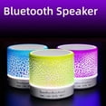 thumbnail image 6 of Portable LED USB MP3 Music Bluetooth 4.1 Subwoofer Speaker Car Audio Wireless Speaker BLACK S, 6 of 8