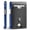 Carbon Blue, variant on Minimalist Men's Wallet - RFID Blocking Front Pocket Friendly (Gift Box, Coffee)