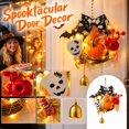 thumbnail image 4 of Halloween Wreath with Light,10 Inch DIY Pumpkin Door Hanging Halloween Decor for Porch,Party,Home - Great Halloween Decorations & Halloween Lights,A/B/C(A), 4 of 7