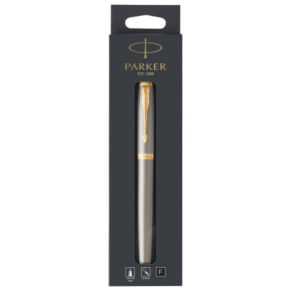 Parker® IM Rollerball Fine Point, 0.5 mm, Black/Gold Barrel, Black Ink Walmart.com