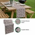 thumbnail image 5 of Purple Floral Table Runner - 108 Inch Long, Kitchen Dining Table Runner Dresser Scarves, Spring Plants Flowers Vintage Rustic Farmhouse Decor for Coffee Tables Wedding Party Banquet, 5 of 8