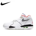 thumbnail image 2 of Zapatillas de deporte originales para hombre, recién llegadas, zapatillas de baloncesto ligeras y con amortiguación de verano FLIGHT LEGACY, parte de la superficie de cuero, 2 of 5