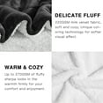 thumbnail image 3 of Homieway Black Sherpa Blankets, Twin Size Fleece Throw Blankets, Soft and Fuzzy Blanket for, Sofa, Couch, Camping and Travel, 60" x 80", 3 of 6