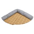 thumbnail image 2 of Estera de Enfriamiento triangular para mascotas, almohadilla de enfriamiento antideslizante, Estera para dormir de verano lavable desmontable con almohada elevada para cajas de, 2 of 7