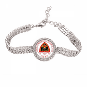 Dili East Timor National Emblem Tennis Chain Anklet Bracelet Diamond Jewelry