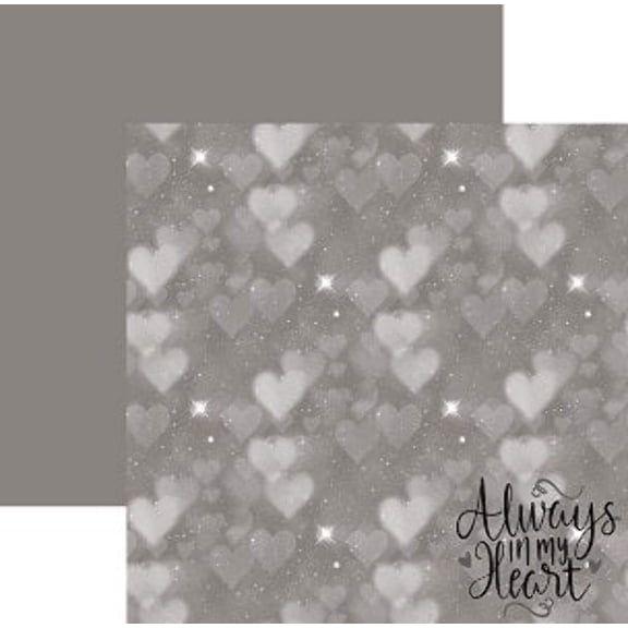 Always In My Heart - In Loving Memory - 12X12 Scrapbook Papers 5 sheets