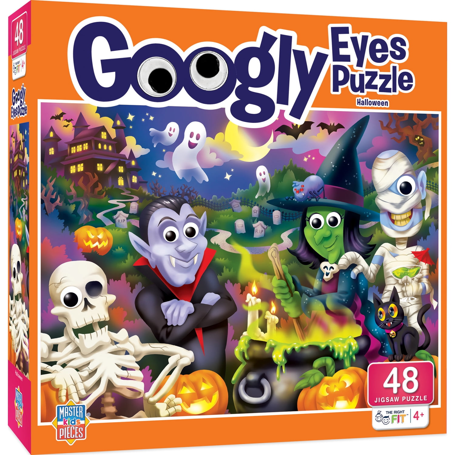 MasterPieces Googly Eyes - Freaky Friends 48 Piece Jigsaw Puzzle for Kids