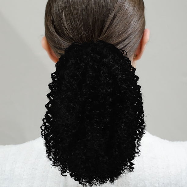 CHICHUMID Extensión De Coleta Larga Y Rizada Para Looks Glamorosos Con Coleta Postiza Marrón