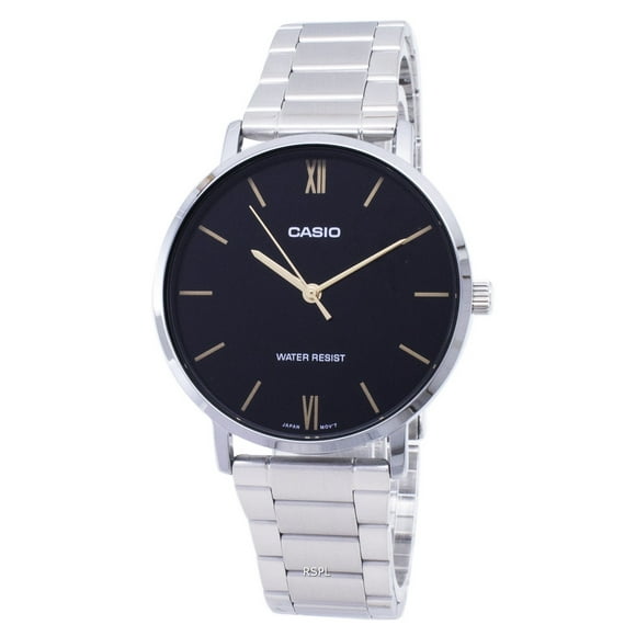 Casio Quartz Mtp-vt01d-1b Mtpvt01d-1b Analog Men's Watch
