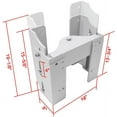 thumbnail image 2 of NIXFACE Jack Plates for Outboard Motor 8'' Setback Aluminum Manual Jack Plate, 2 of 4