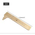 thumbnail image 3 of Vernier Caliper - Dual Scales mm/Inch Brass Sliding Vernier Caliper Ruler Measuring Tool(100mm), 3 of 5