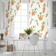 thumbnail image 5 of Easter Carrot Blackout Curtains for Bedroom/Living Room, Spring Watercolor Modern Art Thermal Insulated Kitchen Drapes with Grommets, Light Blocking Window Treatment, 2 Panels 42" x 63", 5 of 7