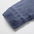 thumbnail image 5 of Fgnfyis Winter Jackets for Men Lined Denim Jacket Trucker Jean Jacket Winter Cowboy Coat Shearling Laminated Padded Coats for Men BU1 L, 5 of 6